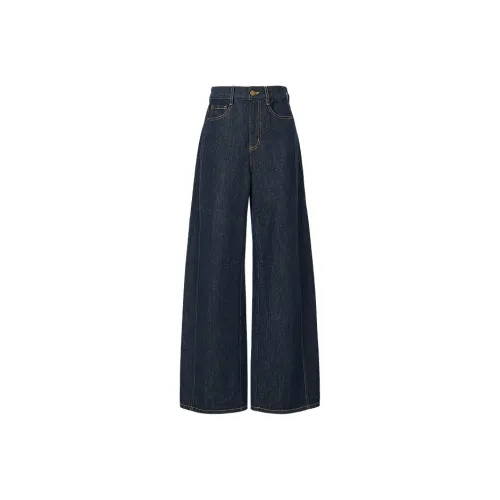 Hopeshow Темно-джинсовый синий 072 Женские джинсы