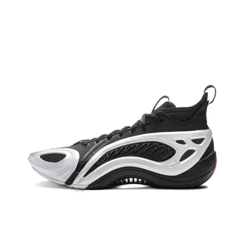 LiNing BadFive Air 1 Super Амортизаторы Шок Устойчивость к Износу MID Баскетбольные Кроссовки Мужские Черные