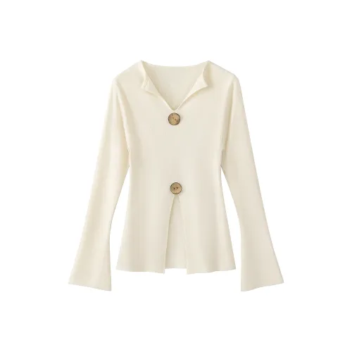 Cypress House Абрикос Женская Трикотажная