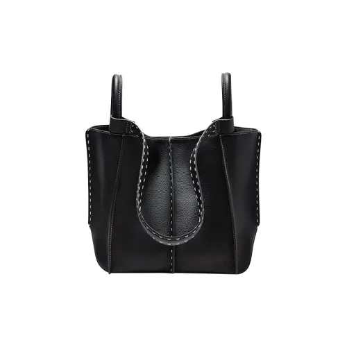 Narandu Сумка из коровьей кожи плечевая сумка сумка обычная женская полночный черный слоновый серый темно-зеленый