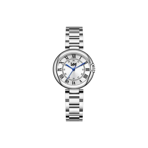 Lee Shiny Colors Collection Кварцевые наручные часы стальной ремешок розовый циферблат женские часы