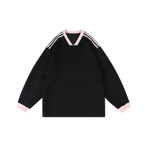 IUNOP Color Block Vintage 3 Stripes Pre-Autumn Тонкий Свитшот Унисекс
