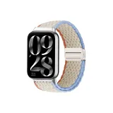 [Multicolor Milk White] Вязаные ткани Нейлон Магнитный ремешок