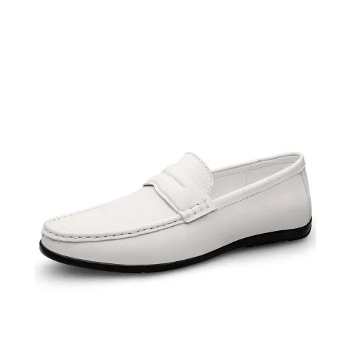 Frank Mully Frank Mully Лоферы из коровьей кожи с резиновым подошвой Повседневная мужская обувь