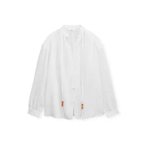 MJ STYLE Белые Женские Рубашки