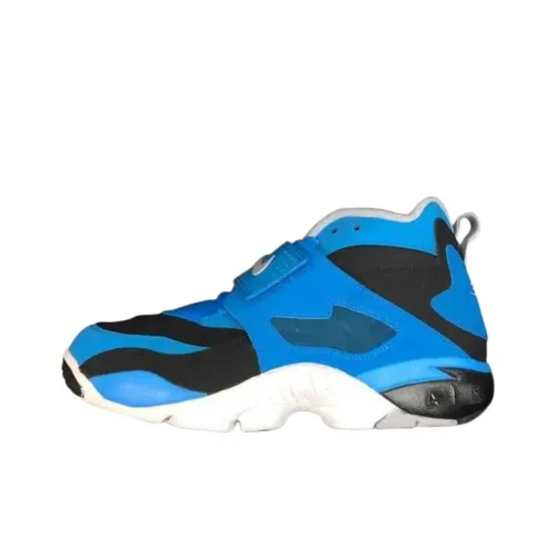 Nike Air Ромб Шипы MID Топ Винтажные баскетбольные кроссовки Мужской Синий