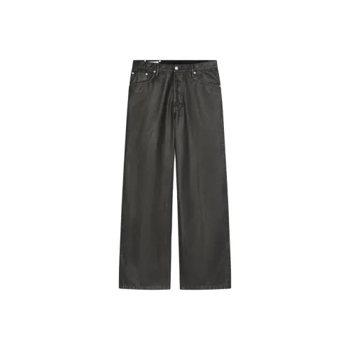 DRIES VAN NOTEN Мужские черные джинсы