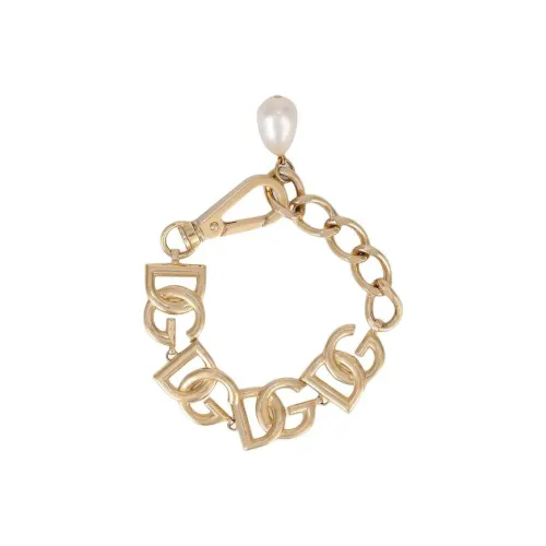 Dolce Gabbana Никель Бесплатно Brass Bracelets Женские Золотой