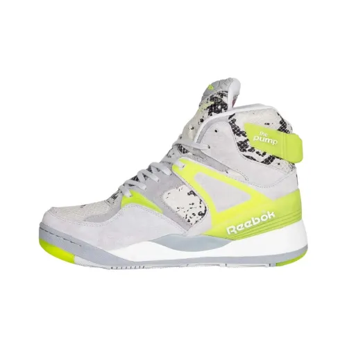 Kasina x Reebok The Pump Баскетбольные кроссовки Мужские Серый Зеленый