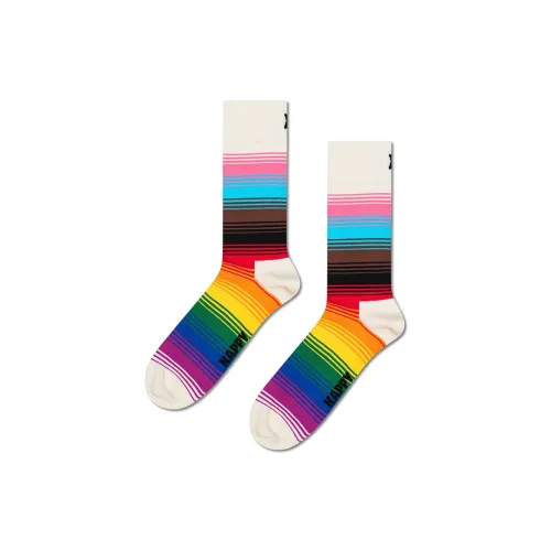 Happy Socks Белые Унисекс MID Носки до икры