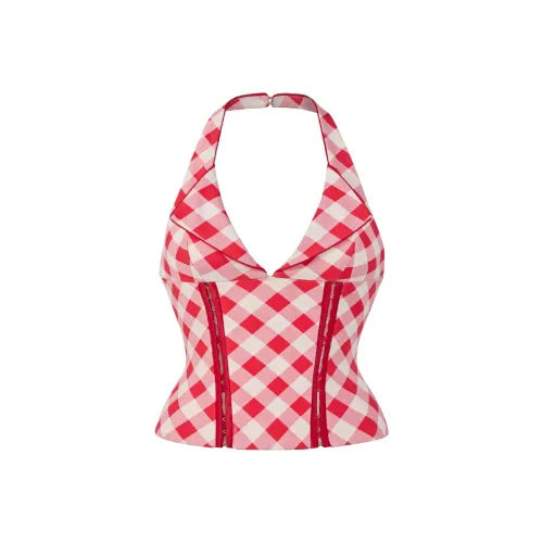 LSOUL Красный Женский Топ