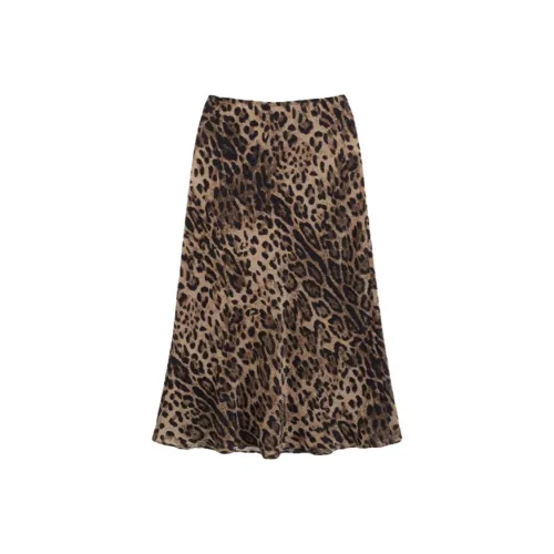 POWXV Повседневный Длинный Юбка Женские