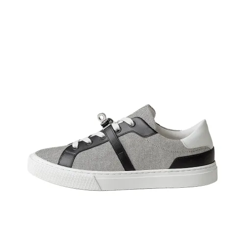 HERMES Day Low Топ Скейтборд Кроссовки Женские Черный Белый