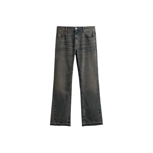 ZARA Blue Green Men's Jeans ZARA Синие Зеленые Мужские Джинсы