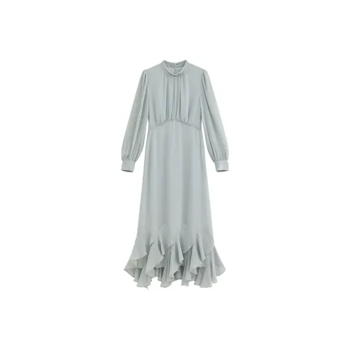 AURORA DIARY Длинное платье с длинными рукавами женское