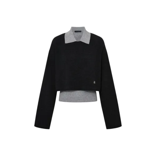 MO CO Carbon Black Женские Повседневные Костюмы