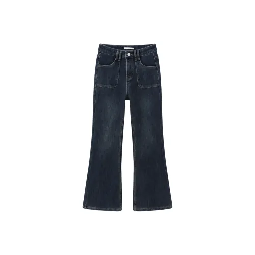 Another alley Темно-синий женский джинсы