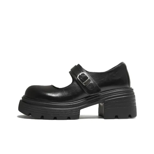 TATA Грубый каблук Мэри Джейн Женские обувь