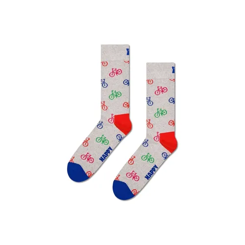 Happy Socks Серый Унисекс MID Носки до икры