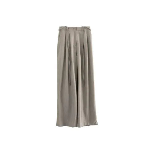 LOWEAR Два WAY Длинный String Stripe Slacks Повседневные брюки Женские