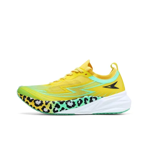 WANBUZHE Беговые кроссовки Low Топ WBZ360M06 Горчичный + Носки Унисекс