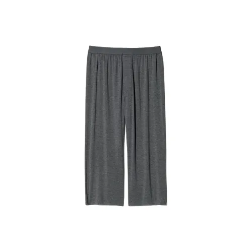 UNIQLO Темно-серые мужские пижамные штаны