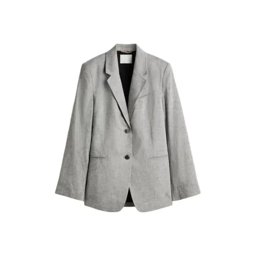 H M Светло-серый смешанный цвет женские деловые костюмы