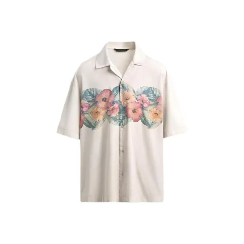 ZARA Серые Мужские Рубашки