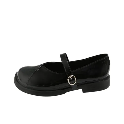 Wuji Грубый каблук Мэри Джейн туфли 3,5CM Женские