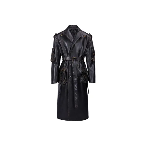 FLYERRER Черное Унисекс Пальто