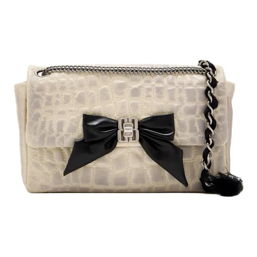 Balenciaga Кожа Сумка через плечо Маленькая Сумка на плечо Женская Белая и Черная