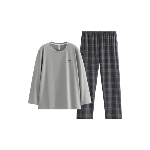 FENTENG FX26931245 Серый Мужской Пижамный Комплект