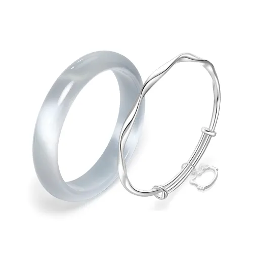 LIUJIN Стекло Кошачий глаз Браслеты Женские