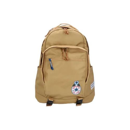 Converse Polyester Backpack Unisex Beige Yellow Конверс Полиэстер Рюкзак Унисекс Бежевый Желтый