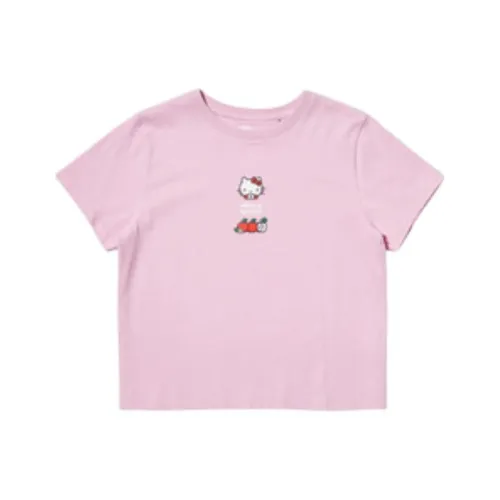 UNIQLO Розовые Женские T-рубашки