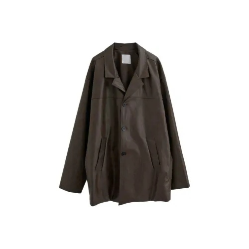 LOWEAR Веганская кожа Половина Куртка Женская