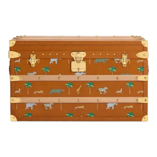 LOUIS VUITTON Этикетка Picnic Коробка Хранение Коробка Мужской Коричневый