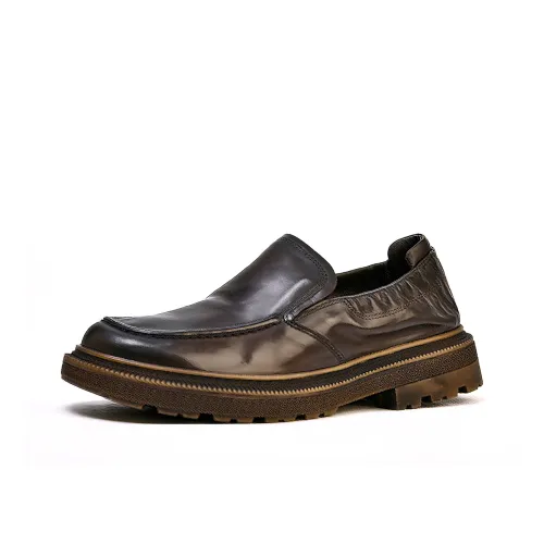 Brounvanm Повседневные кожаные туфли для мужчин