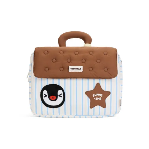 VANWALK Полиэстер 15,6 дюймов Ручной ноутбук Рюкзак Стандартный Женский Коричневый Синий Черный