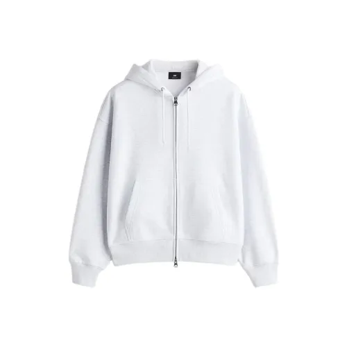 H M Светло-серый смешанный цвет мужские куртки