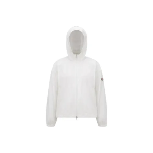MONCLER Натуральный Белый Женский Куртки