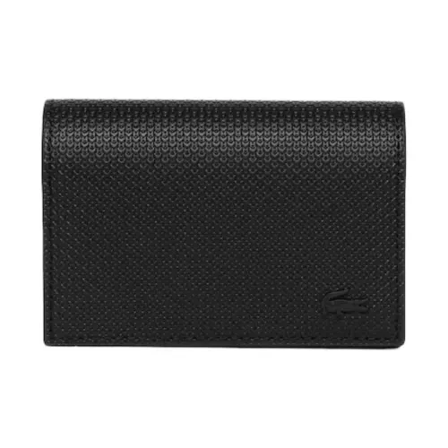 LACOSTE Кошелек из коровьей кожи Мужской Черный