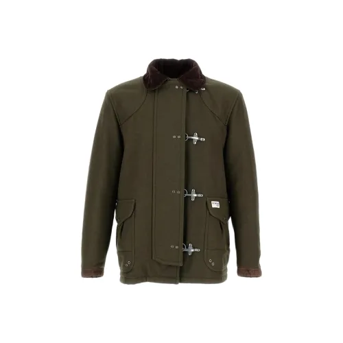 Fay Оливково-зеленое Мужское Пальто