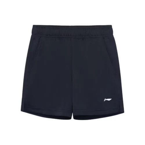 Детский вкладыш вязаные тренировочные брюки серии Badminton черный