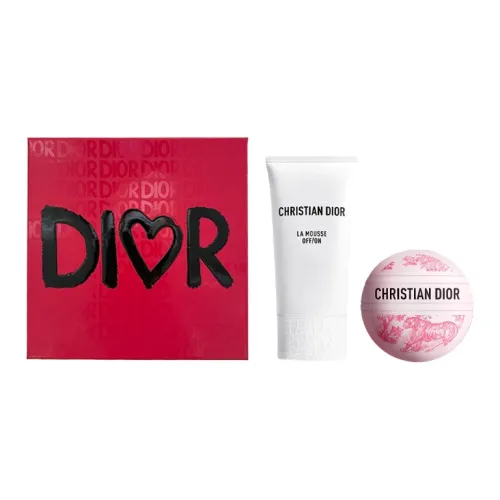 DIOR Кувшинка Очищающее средство Монограмма Крем Коробка Тело Наборы для ухода Soothing Skin Преимущества 50 мл + 150 мл