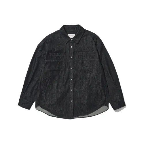 TIRES VAN Темно-синие унисекс рубашки