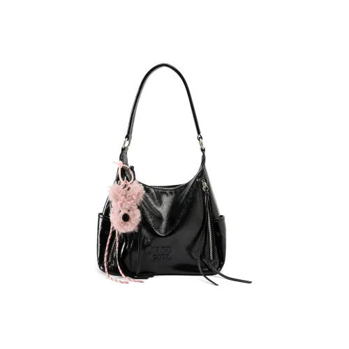 JACD ПУ (полиуретан) Сумка через плечо Женская Прозрачная Синий Черный