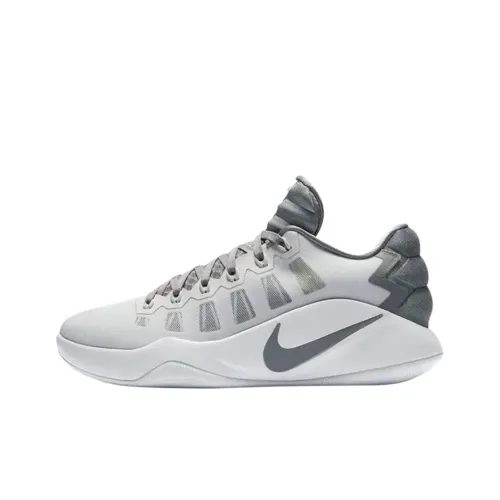 Nike Hyperdunk 2016 Low Топ Винтажные Баскетбольные Кроссовки Мужские Светло-Серые