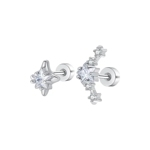 Lady Go Серьги-гвоздики из медного сплава женские