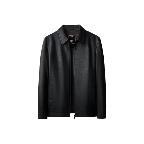 OGQG Мужские кожаные куртки